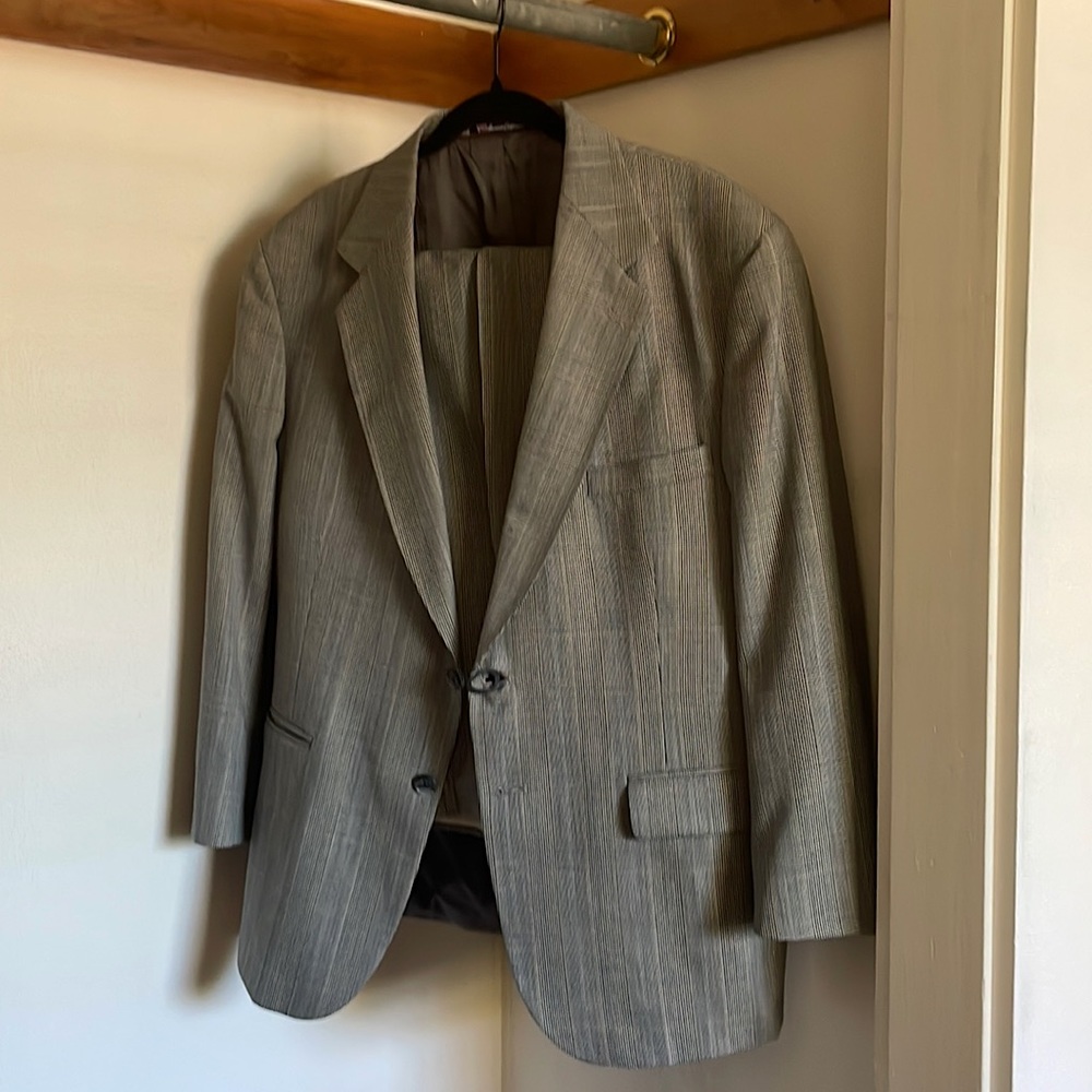 Stratford Suit, Size 42S W37 - Made in USA